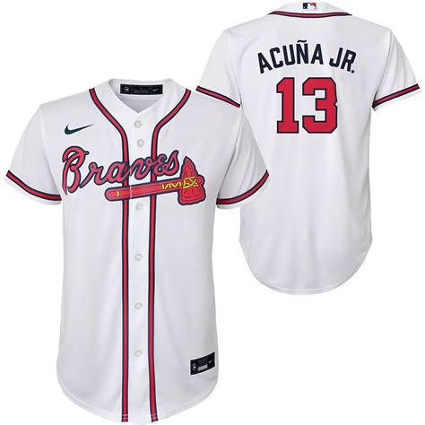 nike youth atlanta braves ronald acuna jr. home replica jersey|ronald acuna jr girlfriend.